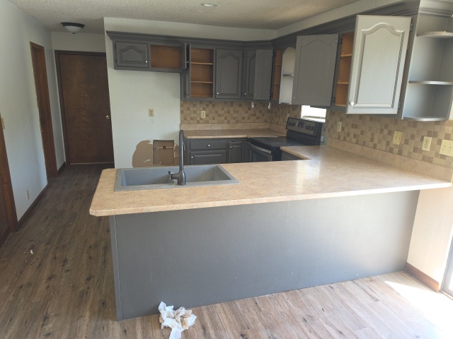 Full kitchen cabinet refit